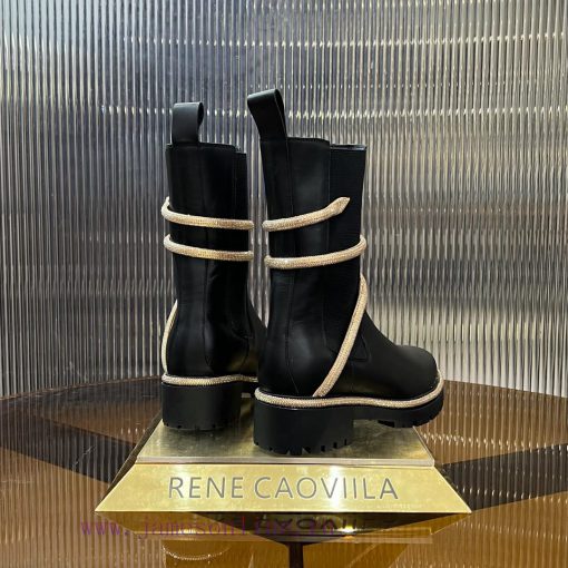 R ᴇɴᴇ C ᴀᴏᴠ ɪʟʟᴀ | 2024 snake shaped autumn and winter explosive elastic short boots, high htzyabhqz - Image 4