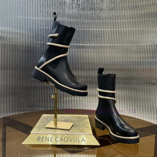 R ᴇɴᴇ C ᴀᴏᴠ ɪʟʟᴀ | 2024 snake shaped autumn and winter explosive elastic short boots, high htzyabhqz - Image 7