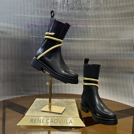 R ᴇɴᴇ C ᴀᴏᴠ ɪʟʟᴀ | 2024 snake shaped autumn and winter explosive elastic short boots, high hlxwepcjy - Image 7