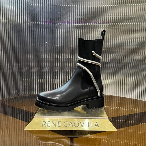 R ᴇɴᴇ C ᴀᴏᴠ ɪʟʟᴀ | 2024 snake shaped autumn and winter explosive elastic short boots, high h0dav9bk4 - Image 5