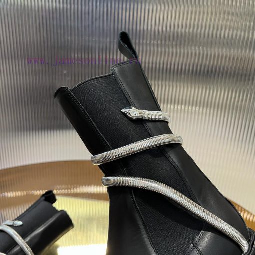 R ᴇɴᴇ C ᴀᴏᴠ ɪʟʟᴀ | 2024 snake shaped autumn and winter explosive elastic short boots, high h0dav9bk4 - Image 9