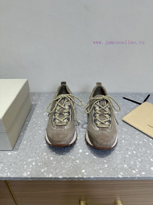 Brunello Cucinelli autumn and winter new couple style lace up series casual shoesBC is a weli18xyo6f