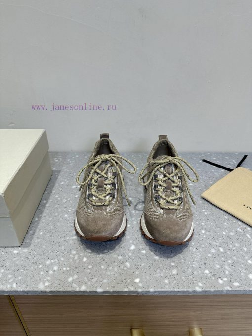 Brunello Cucinelli autumn and winter new couple style lace up series casual shoesBC is a weli18xyo6f - Image 2