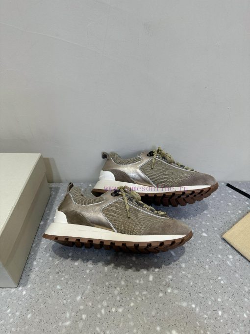 Brunello Cucinelli autumn and winter new couple style lace up series casual shoesBC is a weli18xyo6f - Image 5