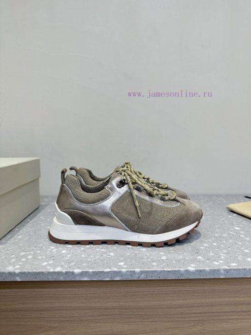 Brunello Cucinelli autumn and winter new couple style lace up series casual shoesBC is a weli18xyo6f - Image 6
