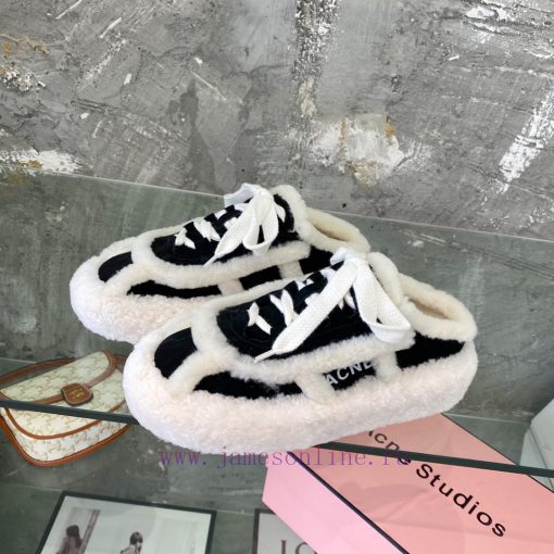 Acne Autumn/Winter ️ Autumn/Winter really needs a pair of cute fur shoes to become a fashion3x5j573f - Image 3