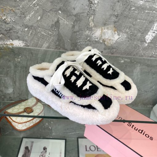 Acne Autumn/Winter ️ Autumn/Winter really needs a pair of cute fur shoes to become a fashion3x5j573f - Image 4