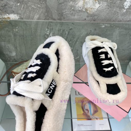 Acne Autumn/Winter ️ Autumn/Winter really needs a pair of cute fur shoes to become a fashion3x5j573f - Image 5