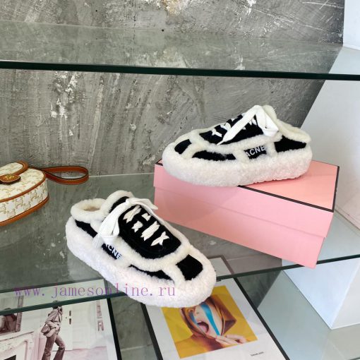 Acne Autumn/Winter ️ Autumn/Winter really needs a pair of cute fur shoes to become a fashion3x5j573f - Image 8
