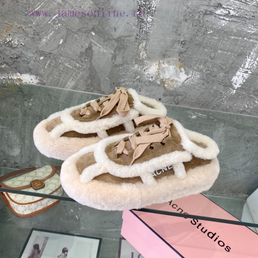 Acne Autumn/Winter ️ Autumn/Winter really needs a pair of cute fur shoes to become a fashionqwfa0oa4 - Image 3