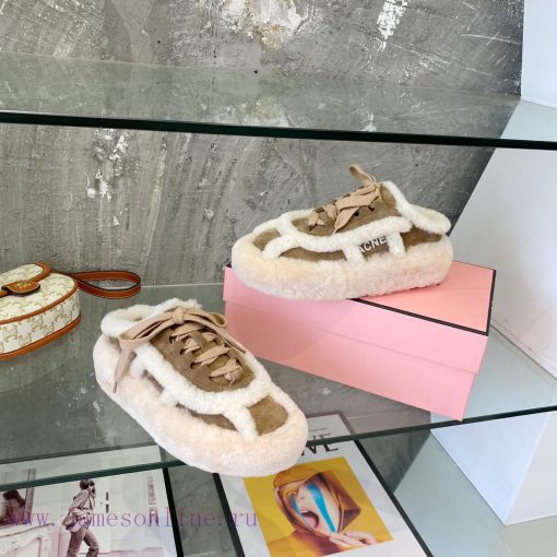 Acne Autumn/Winter ️ Autumn/Winter really needs a pair of cute fur shoes to become a fashionqwfa0oa4 - Image 8