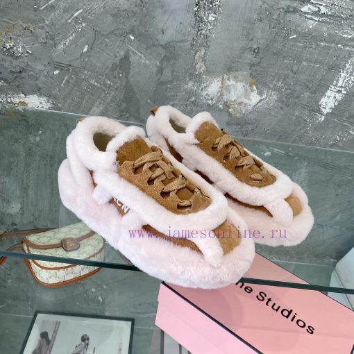 Acne Autumn/Winter ️ Autumn/Winter really needs a pair of cute fur shoes to become a fashionkp2ga1qw - Image 4