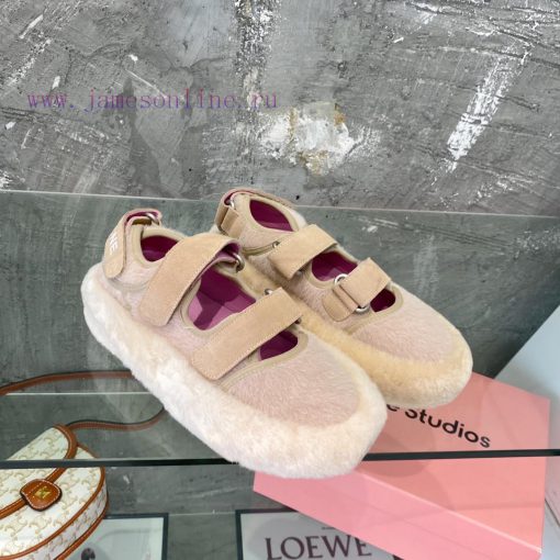 Acne Autumn/Winter ️ Autumn/Winter really needs a pair of cute fur shoes to become a fashionm569xe32 - Image 4