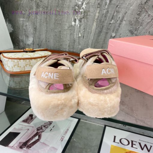 Acne Autumn/Winter ️ Autumn/Winter really needs a pair of cute fur shoes to become a fashionm569xe32 - Image 9