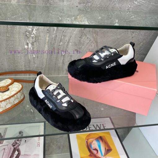 Acne Autumn/Winter ️ Autumn/Winter really needs a pair of cute fur shoes to become a fashionqlmsm24z - Image 8