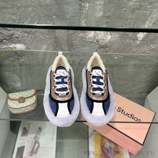 Acne autumn and winter fur lining style ️ It's really necessary to wear a pair of cute fur sp5xrv5hh - Image 2