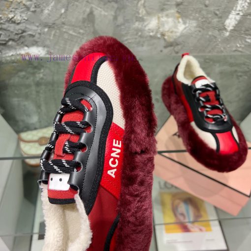 Acne autumn and winter fur lining style ️ It's really necessary to wear a pair of cute fur s2vvo7abm - Image 5
