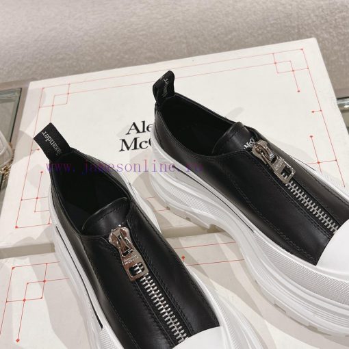 Top qualityMcq * McQueen 2023 new front zipper thick soled shoesBeef Noodle Sheep IP Bottom 5ookywx7 - Image 8