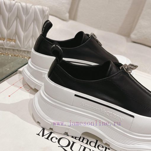 Top qualityMcq * McQueen 2023 new front zipper thick soled shoesBeef Noodle Sheep IP Bottom 5ookywx7 - Image 9