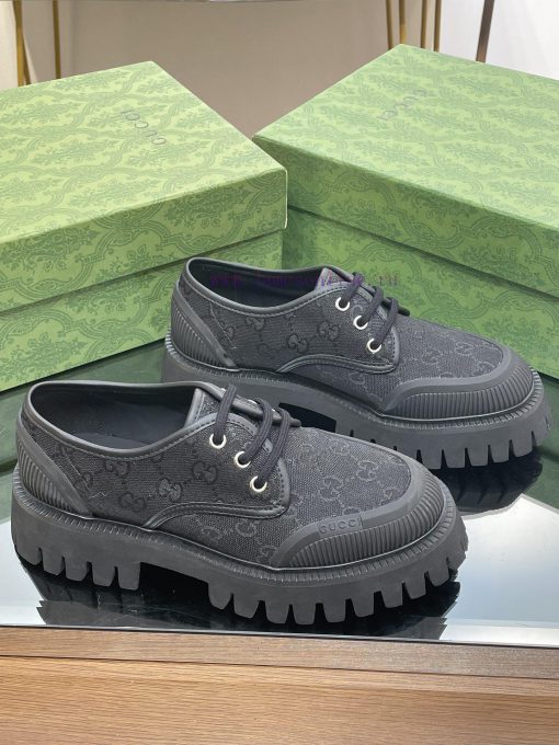 23 Gucci Thick Bottom GG Lace Couple Shoes Original Custom 11 RemakesThe purchasing agent lepsf1u4o8 - Image 4