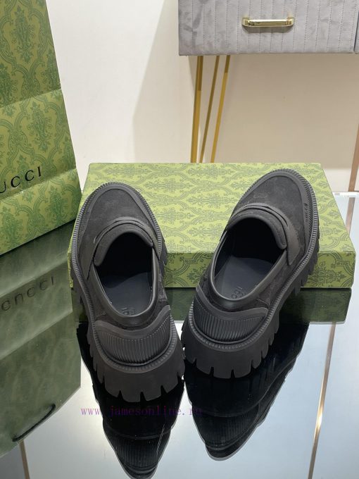 23 Gucci Thick soled GG Couple Shoes Academy Style Retro Casual Shoes Original Custom 11 Remqfpo0gv8 - Image 5
