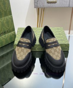 23 Gucci Thick soled GG Couple Shoes Academy Style Retro Casual Shoes Original Custom 11 Rem599u9sta
