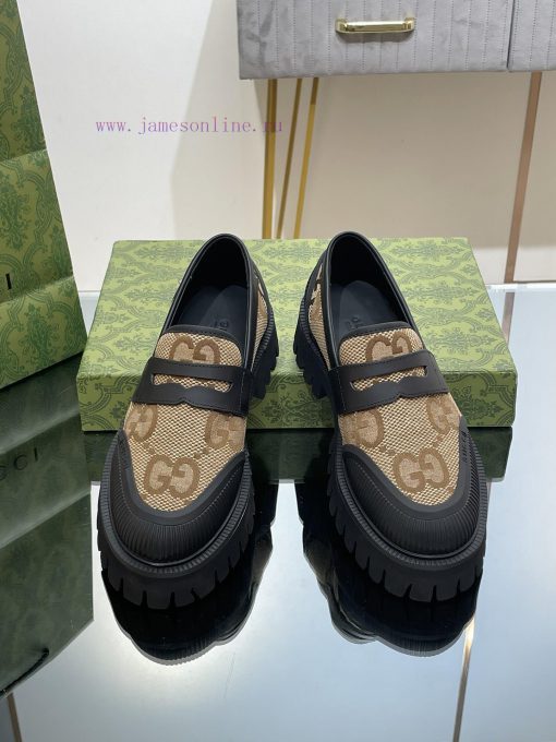 23 Gucci Thick soled GG Couple Shoes Academy Style Retro Casual Shoes Original Custom 11 Remlnayk8q5 - Image 2