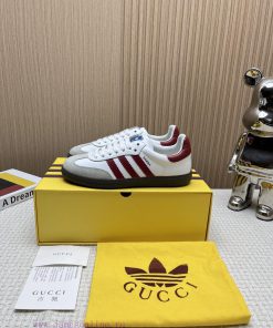 Newly upgraded pair of adidas x Gucci joint sports shoes, couple's casual board shoes, populz6s69r2m
