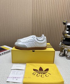 Newly upgraded pair of adidas x Gucci joint sports shoes, couple's casual board shoes, populesdhrmpo