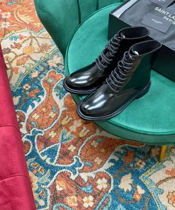 ️ ——Saint Laurent YSL One Belt Sleeve Short Boots Martin Boot SeriesTop tier fashion show selwxwe90e