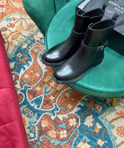 ️——Saint Laurent YSL One Belt Sleeve Short Boots Martin Boot SeriesTop tier fashion show sercbucsqh2