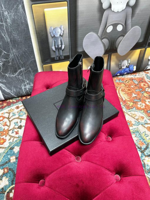 ️——Saint Laurent YSL One Belt Sleeve Short Boots Martin Boot SeriesTop tier fashion show serxibhofk2
