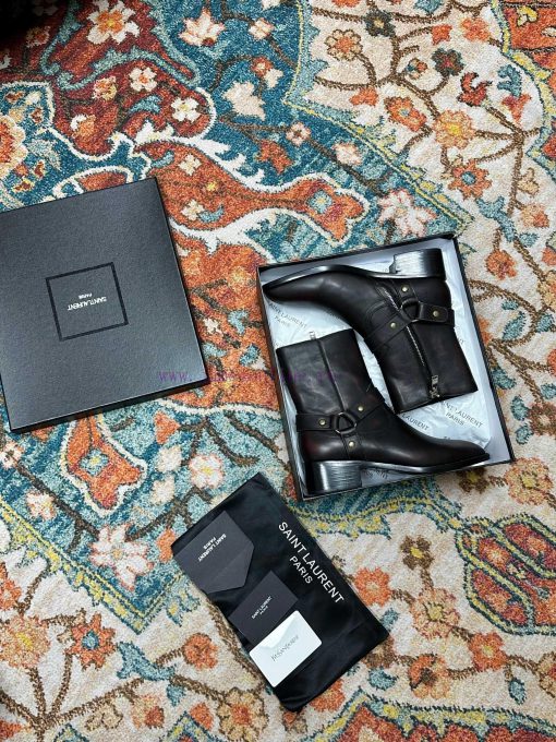 ️——Saint Laurent YSL One Belt Sleeve Short Boots Martin Boot SeriesTop tier fashion show serxibhofk2 - Image 8