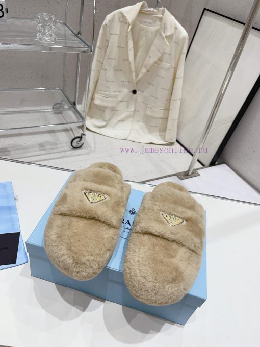 Prada's autumn/winter 23 fur slippers collection is great for every style and color of the oj8qa1fze