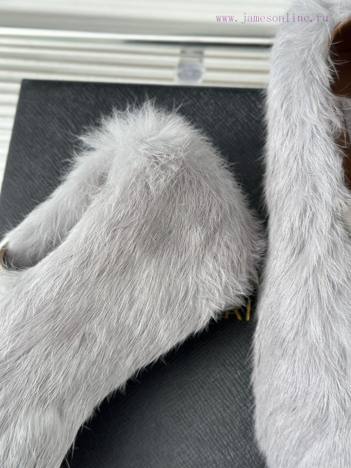 AlAIA | Alaia 23S New Retro ProductOne lined Mary Jane shoes, hairy shoesFull of girlish styuu53bm0g - Image 7