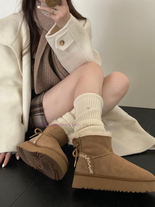 GB spot yarn ribbonFashionable and essential classic itemsUGG inspired design is amazing, eaewrbxnum - Image 5