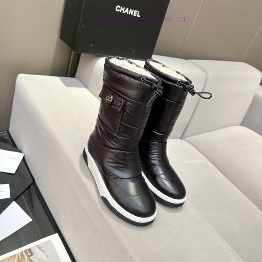 2023CHANEL snow boots and ski boots are chubby, cute and explosive, with a unique and shiny ahrnqsrt - Image 3