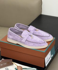 Top versionLoro Piana Classic Soft soled ShoesCouple style, classic color+2023 new colorA lo9cryfasb