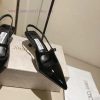 Jimmy Coo's new letter series single shoe sandalsColor Silver Black Naked◽ Original soft patqwf2krol