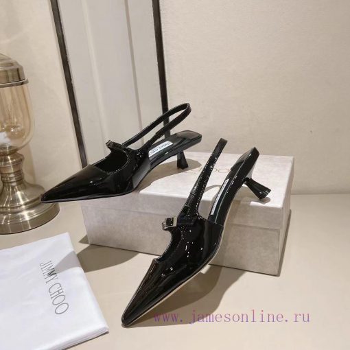 Jimmy Coo's new letter series single shoe sandalsColor Silver Black Naked◽ Original soft patqwf2krol - Image 7