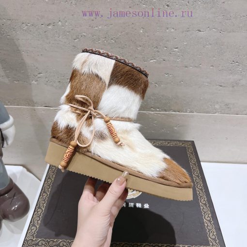 Top tier2023 winter new fur integrated snow boots, thickened snow boots for women, Australiauxkf0frf - Image 6