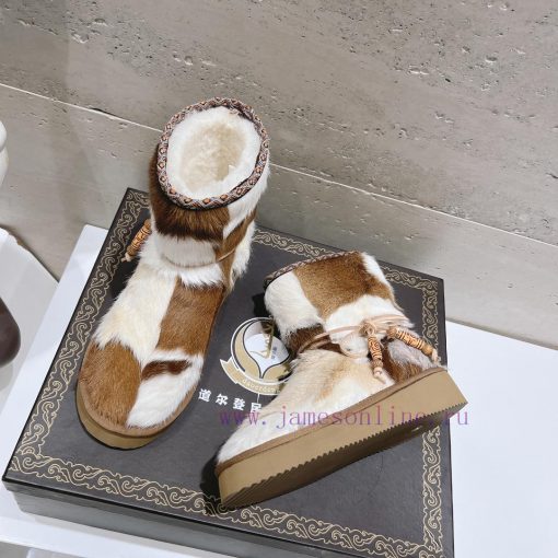 Top tier2023 winter new fur integrated snow boots, thickened snow boots for women, Australiauxkf0frf - Image 7
