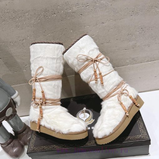 Top tier2023 winter new fur integrated snow boots, thickened snow boots for women, Australiaivob2yg3 - Image 7