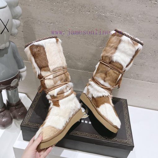 Top tier2023 winter new fur integrated snow boots, thickened snow boots for women, Australiad1vej333 - Image 4