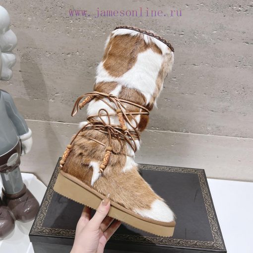 Top tier2023 winter new fur integrated snow boots, thickened snow boots for women, Australiad1vej333 - Image 5