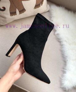 JIMMY CHOO elastic boots are made of high-quality fabric with silky double-sided velvet and d0x93vuw