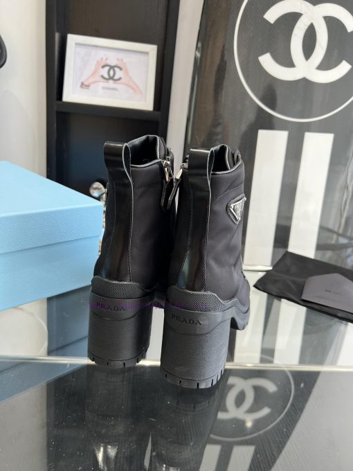 Purchasing level: 2023ss PRADA autumn and winter new short boots with thick heels and straps9zixrurr - Image 8