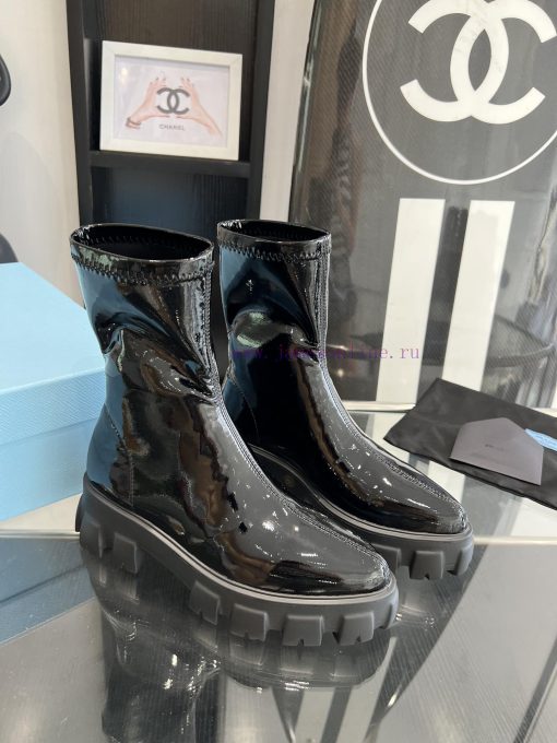 Purchasing level 2023 autumn and winter new Prada PRADA exclusive gear thick sole, thick solsjbguzre - Image 4