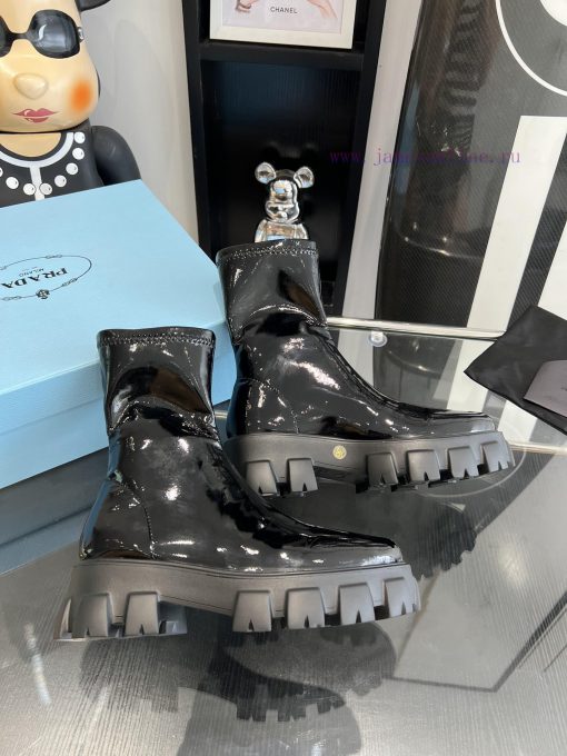 Purchasing level 2023 autumn and winter new Prada PRADA exclusive gear thick sole, thick solsjbguzre - Image 6