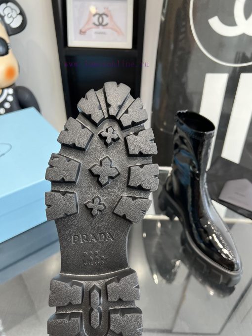 Purchasing level 2023 autumn and winter new Prada PRADA exclusive gear thick sole, thick solsjbguzre - Image 9